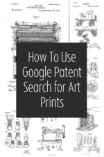 How To Make Free Printable Patent Art - Picture Box Blue