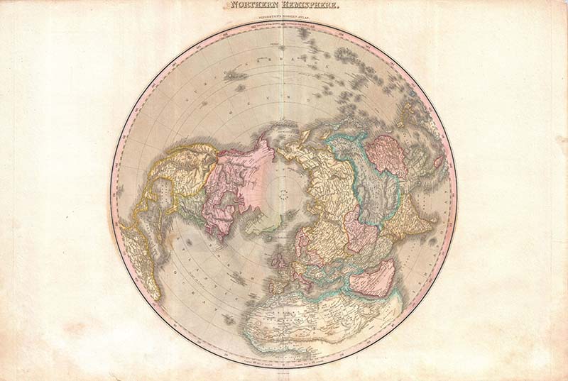 1818_Pinkerton_Map_of_the_Northern Hemispher 