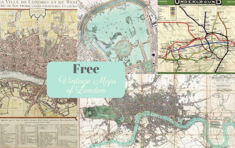 12 Fabulous Free Old Maps of London To Download
