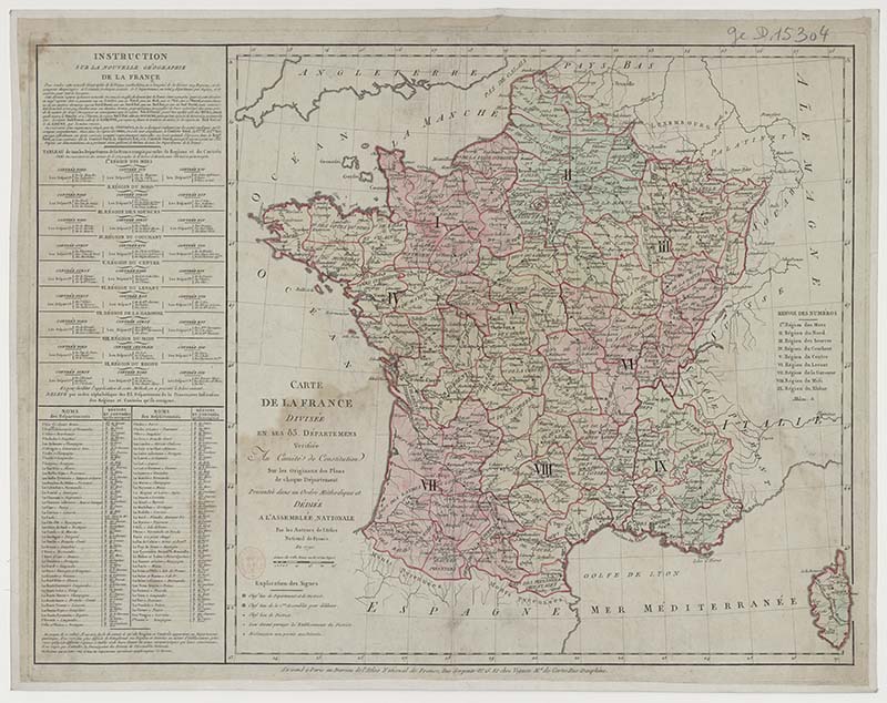 Free downloadable vintage maps of France