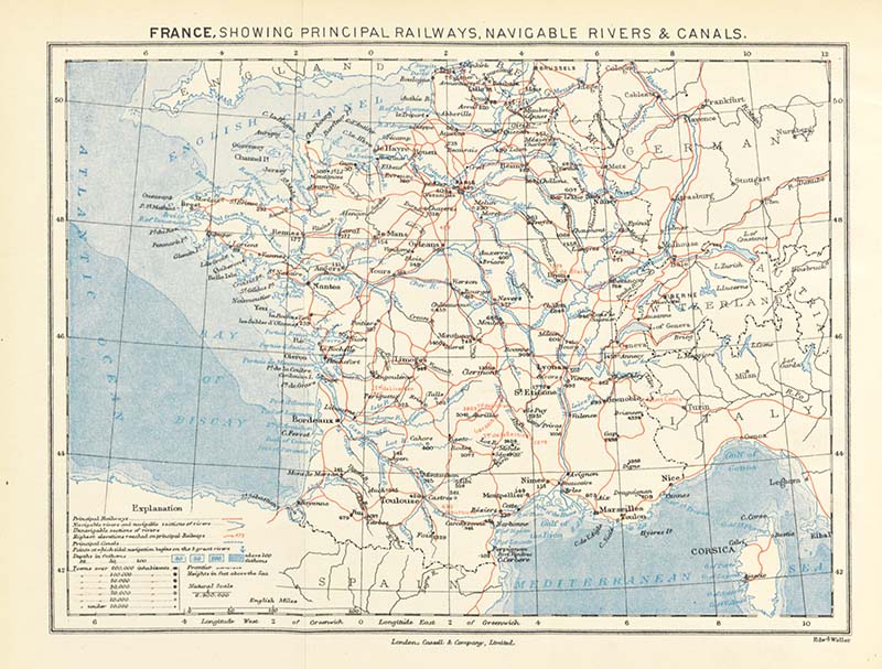 Great vintage maps of France free to download