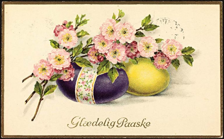 21 Free Vintage Easter Postcards And Free Favour Boxes