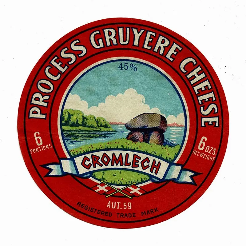 Process Gruyere Cheese Label