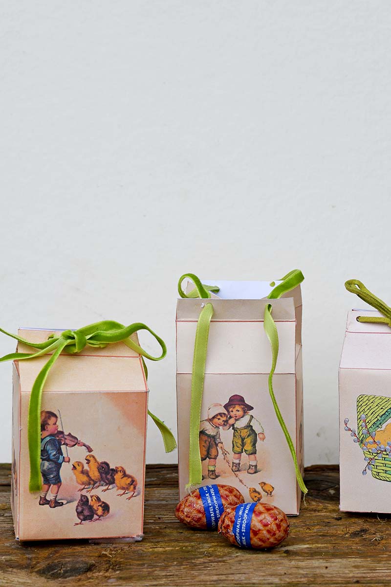 Easter favour boxes