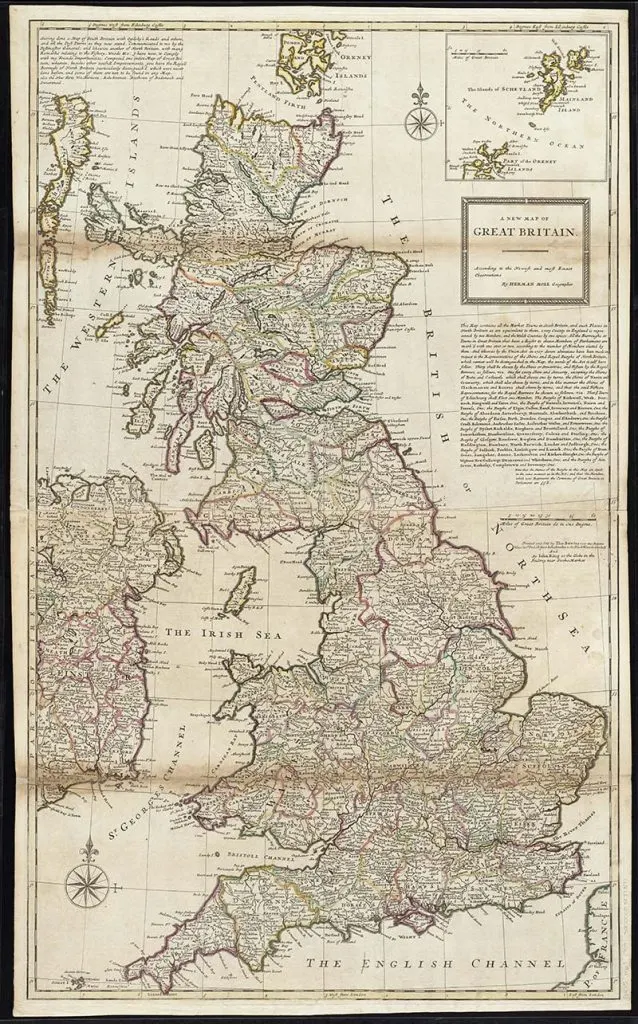 Map of Great Britain 1720