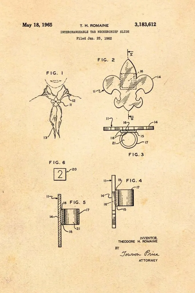 Woggle patent print