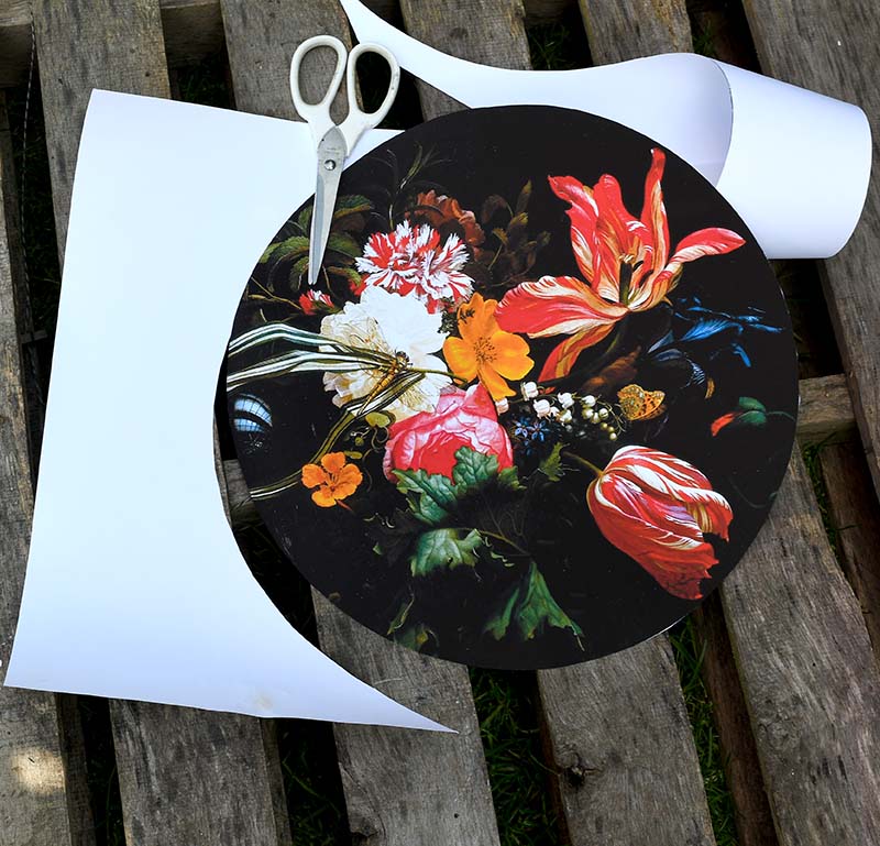 flowers decoupage image.