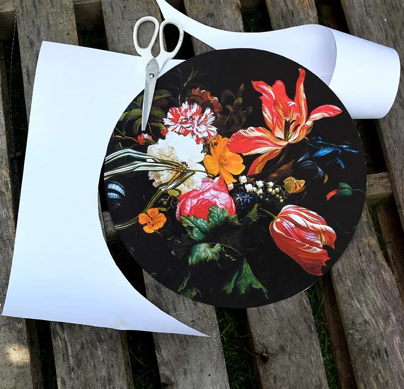 flowers decoupage image.