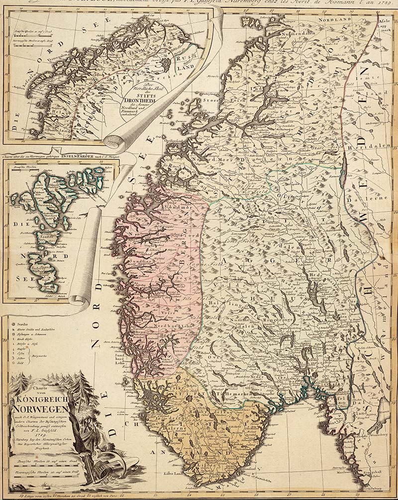 1789 Map of Norway