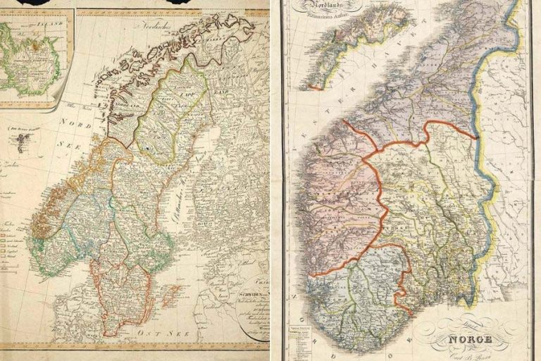 Free Old Maps of Norway To Download