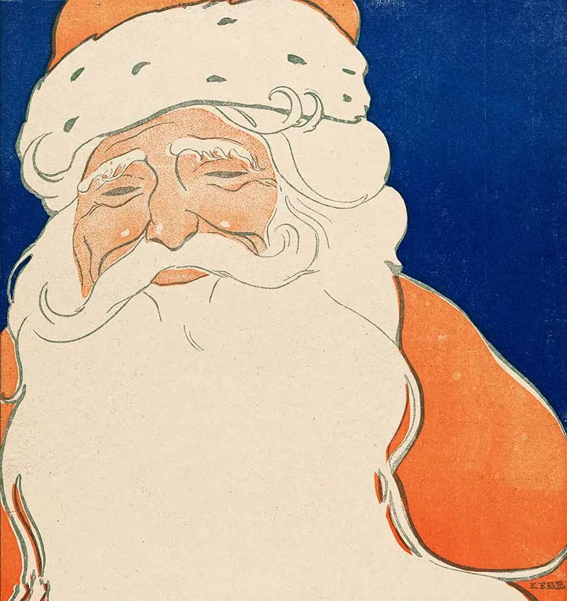 Vintage Santa Claus illustration (1901).