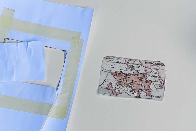 Cutting out tissue map