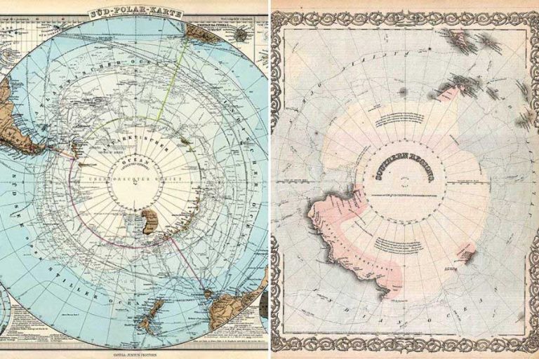 Wonderful Old Maps Of Antarctica To Download For Free