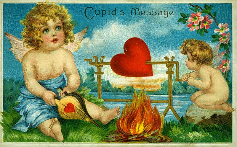 vintage happy Valentine's day images