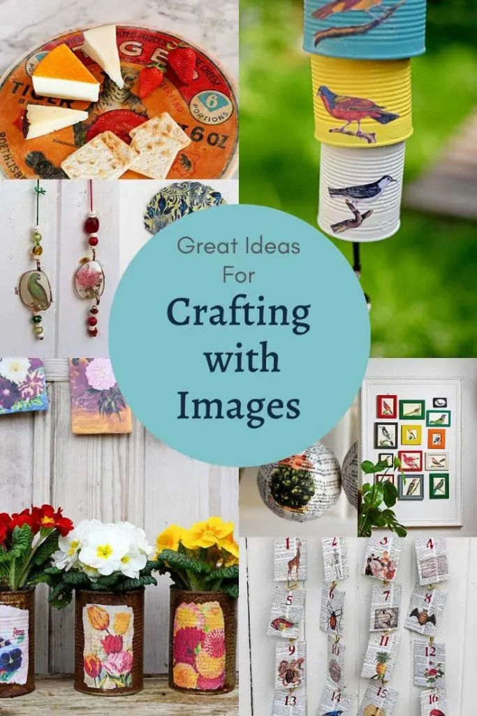 Ideas for crafts and DIY's with vintage images