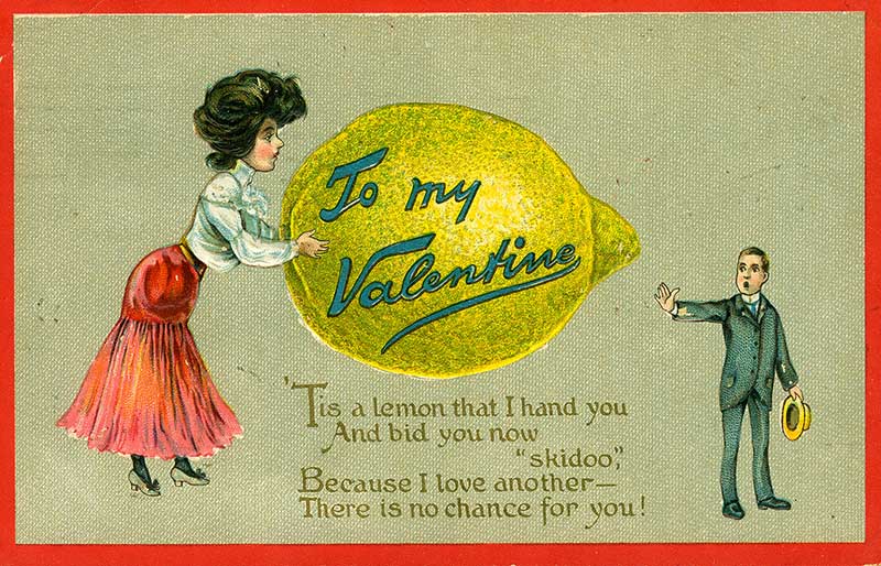 vintage valentines card