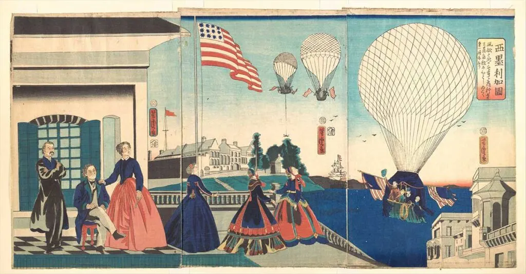 America enjoying hot air balloons