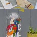 Free printable parrot paper craft