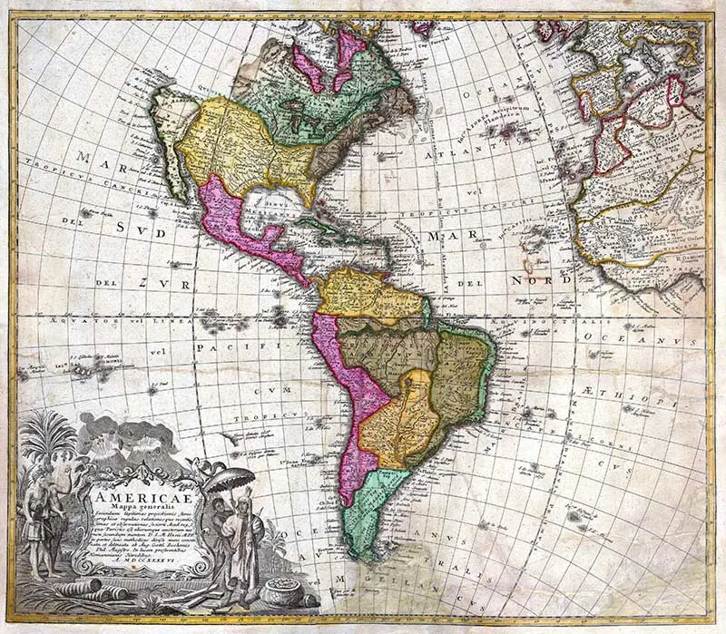 1746_Homann_Heirs_Map_of_South_^_North_America