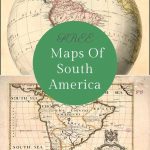 old maps of South America