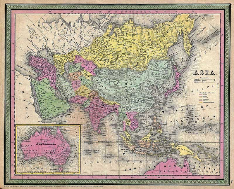 1853_Mitchell_Map_of_Asia
