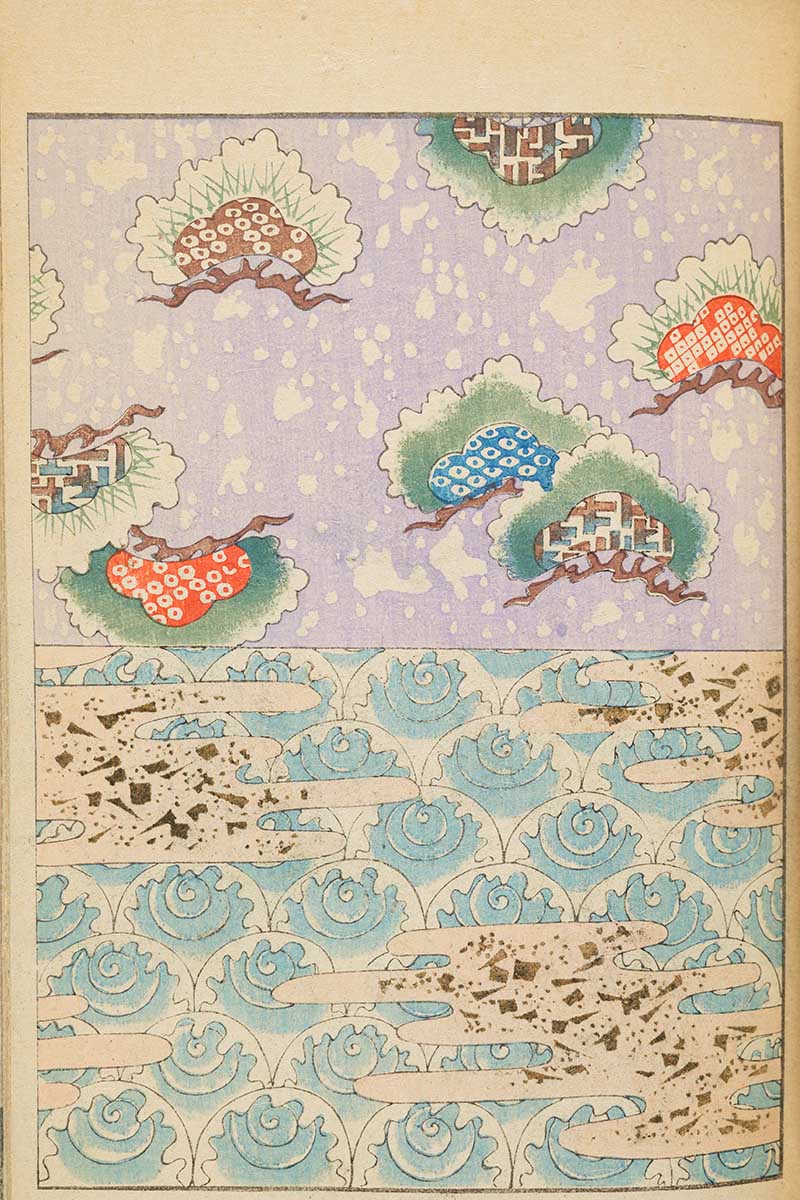 double pattern from the Shin Bijutsukai magazine