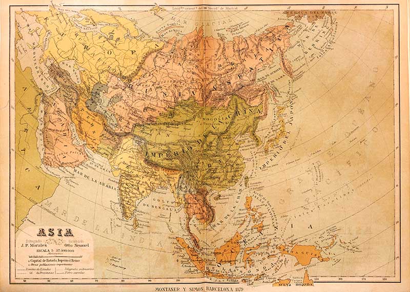 Map of Asia