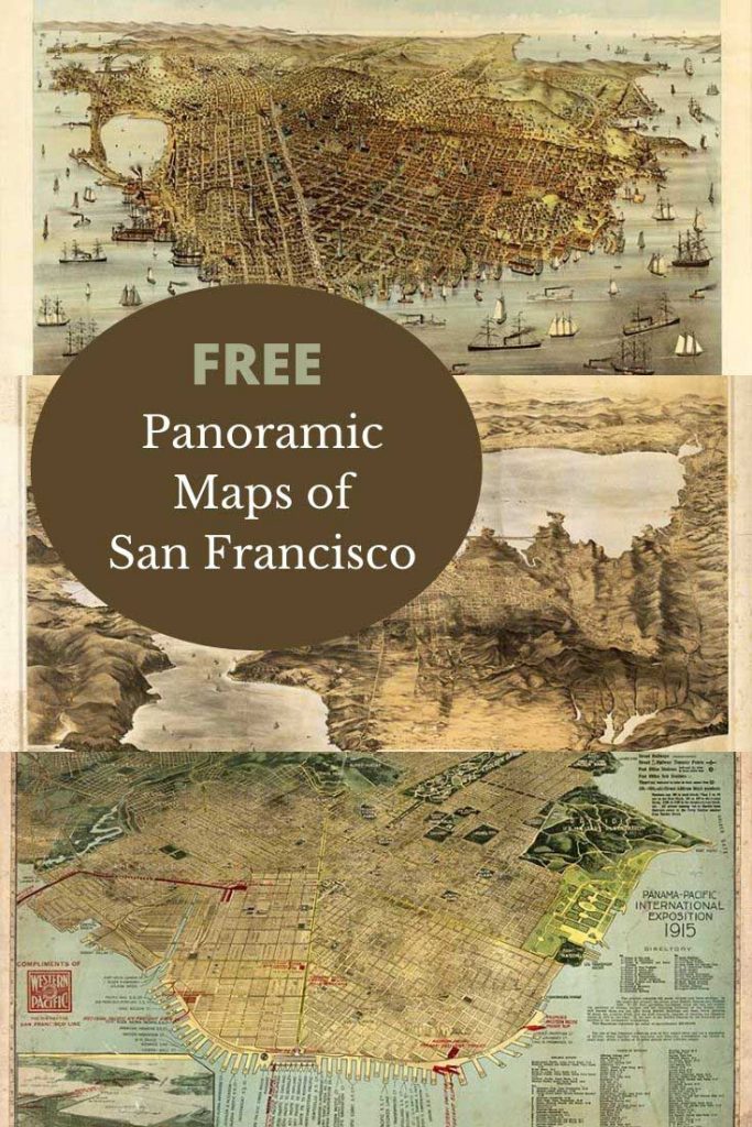 Free panoramic maps of San Francisco Bay Area