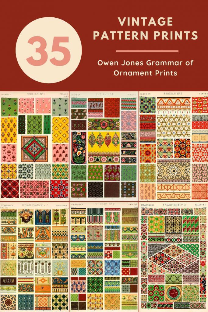 Owen Jones Grammar of Ornament Prints