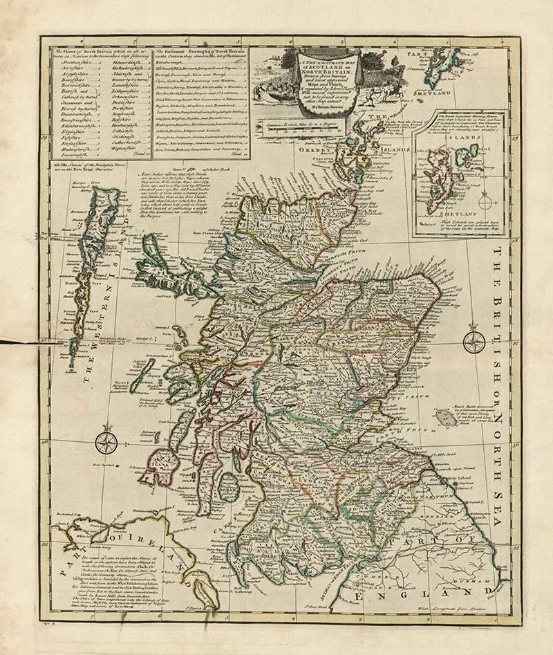 old maps of Scotland