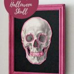 DIY skull decor for Halloween