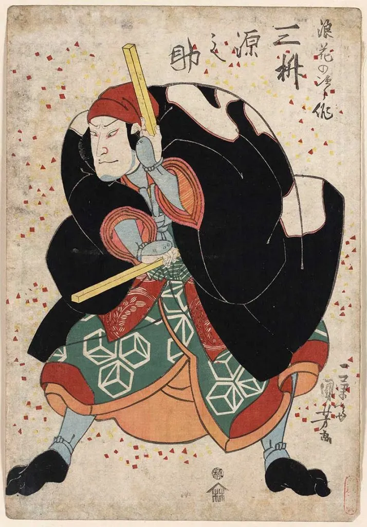Japanese woodcut prints of famous kabuki actors