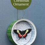 upcycled tin can butterfly ornament