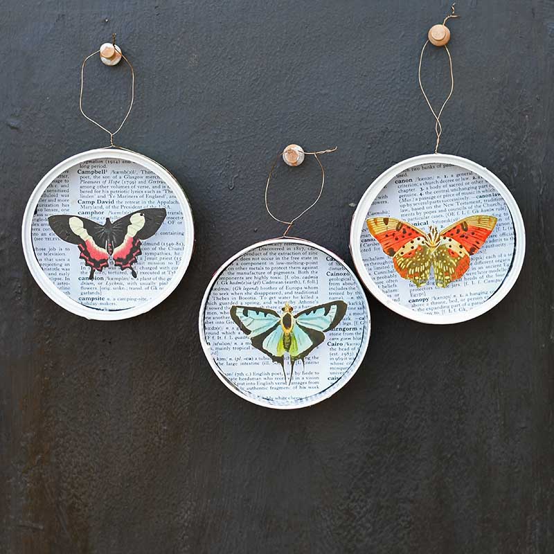 butterfly Christmas ornaments