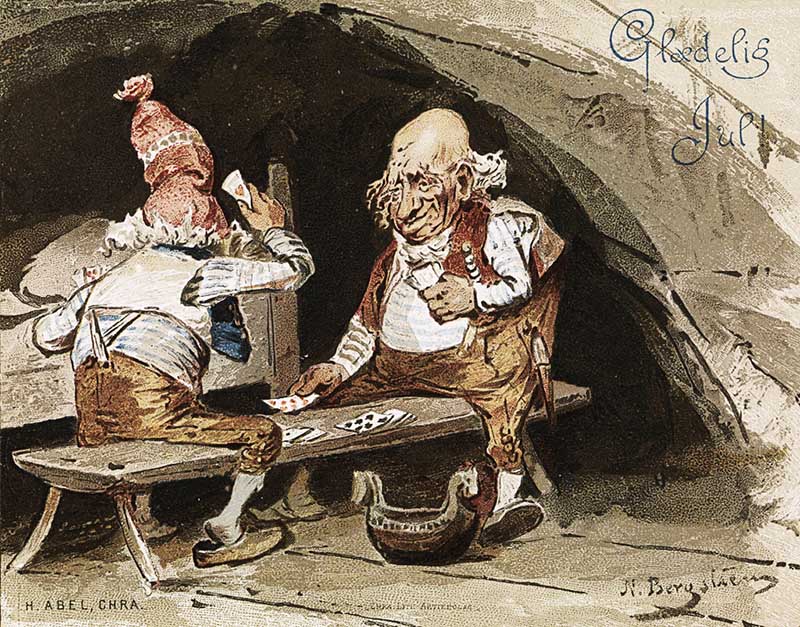 Vintage gnome illustration
