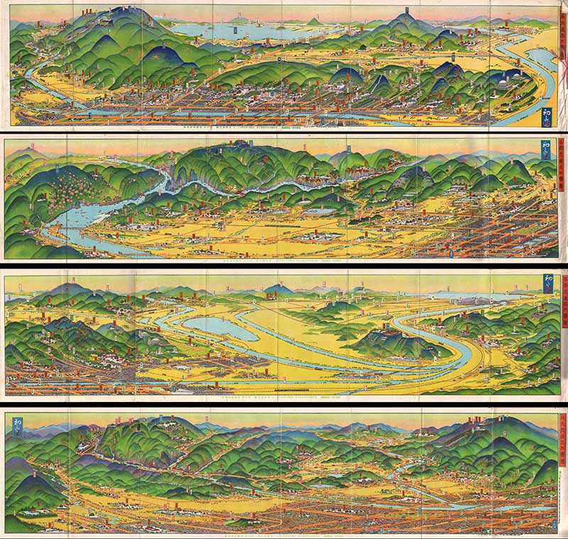 Kyoto rail map 1928