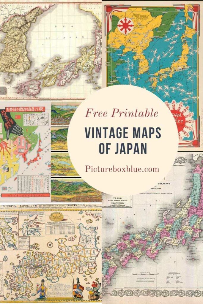 Old maps of Japan for free