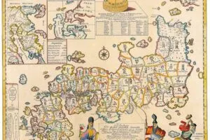 vintage maps of japan