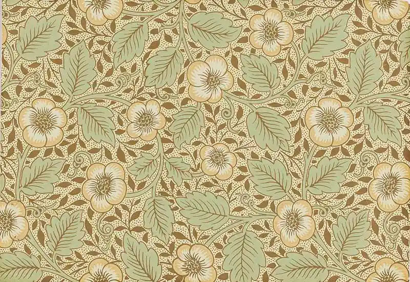 Christchurch William Morris wallpaper floral