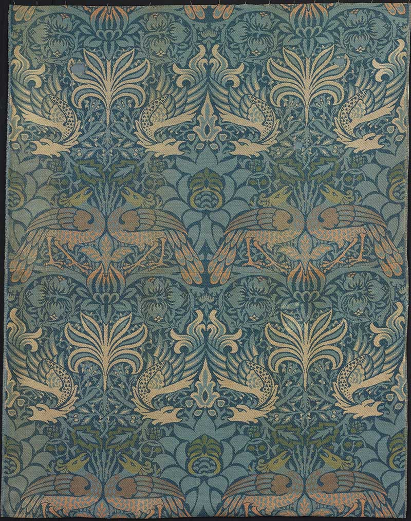 William Morris Peacock Panel