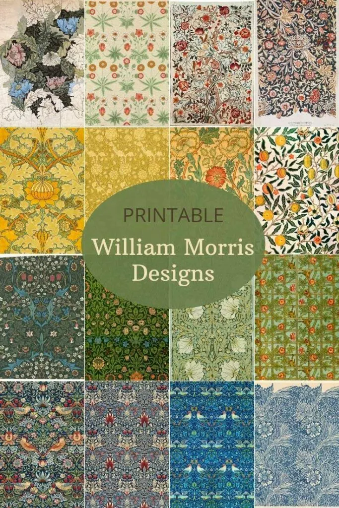 William Morris Interior design patterns