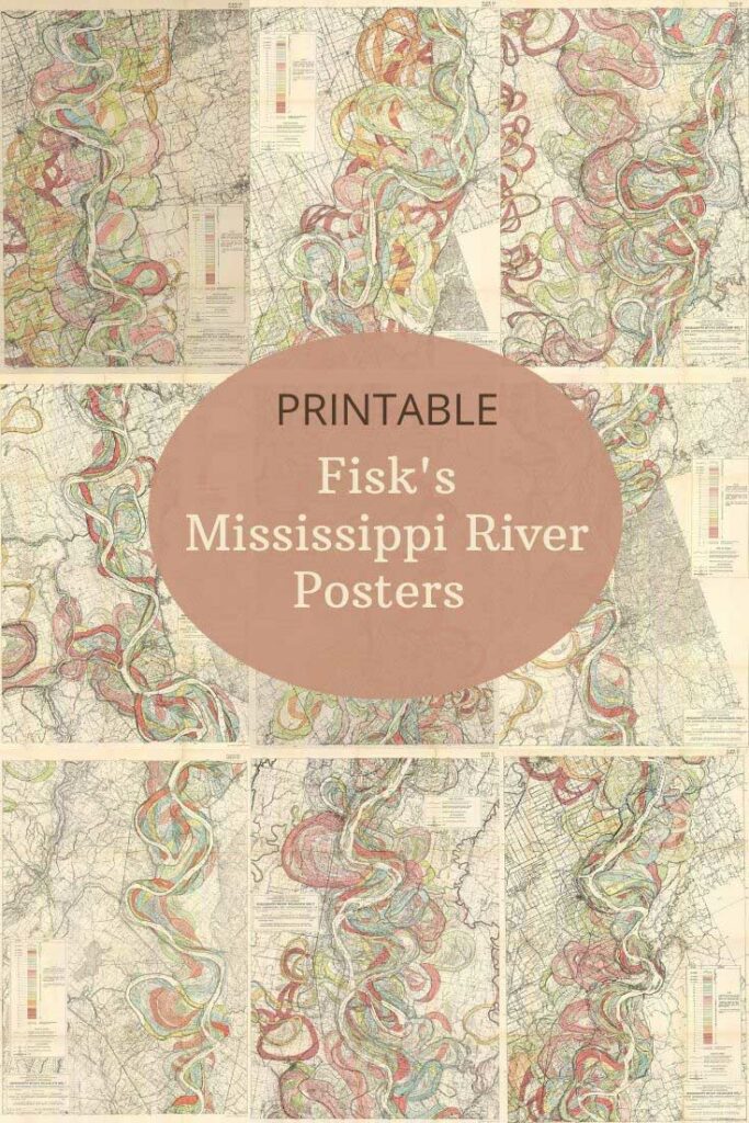 Free Mississippi River color maps