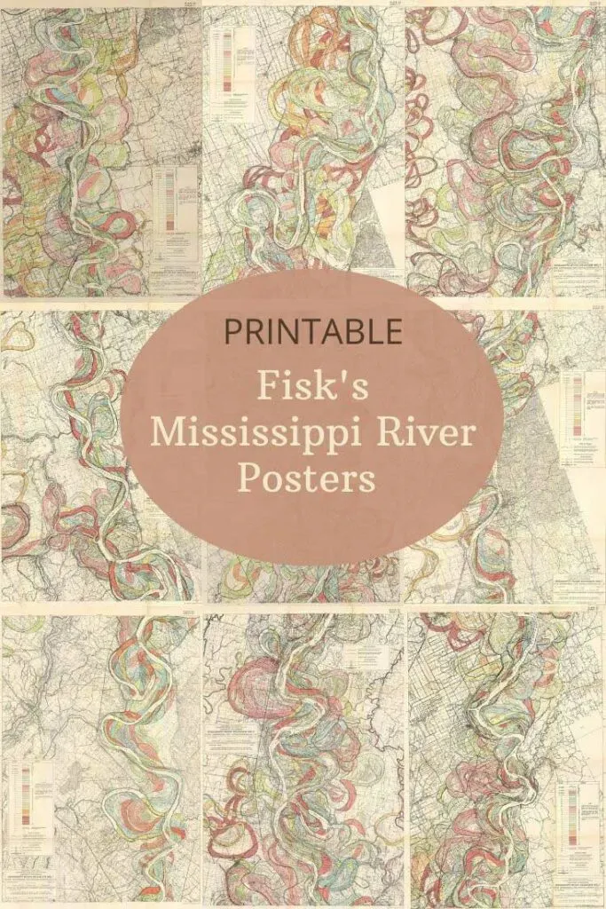 Free Mississippi River color maps