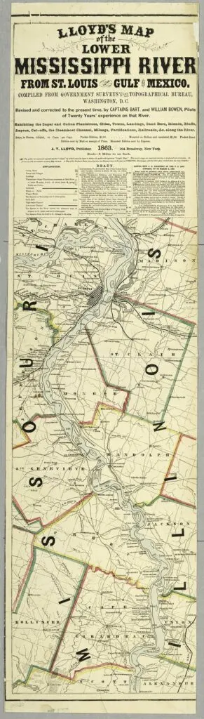 llyods Map 1863