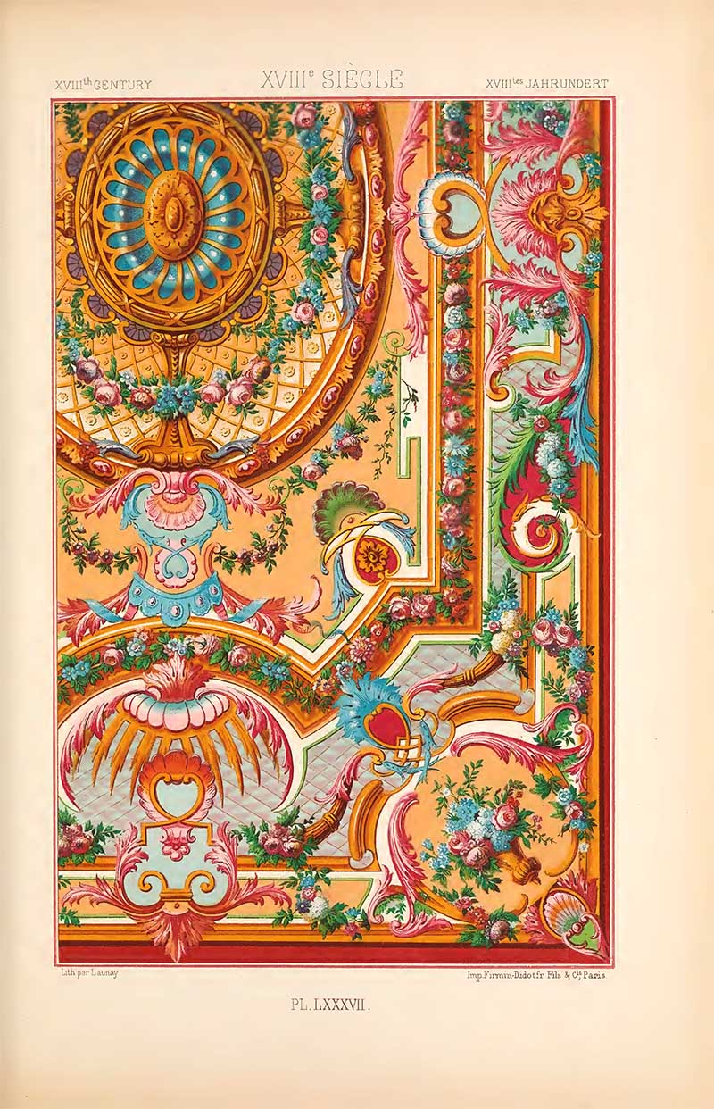 Albert Racinet Seventeenth Century Carpet.