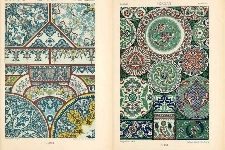 Patterns From L’ornement Polychrome by Albert Racinet
