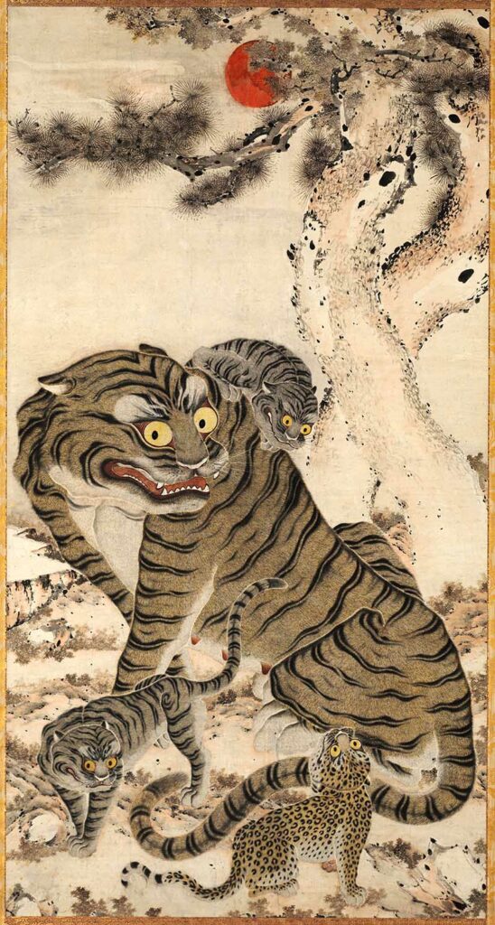 Tiger-family-korean-art
