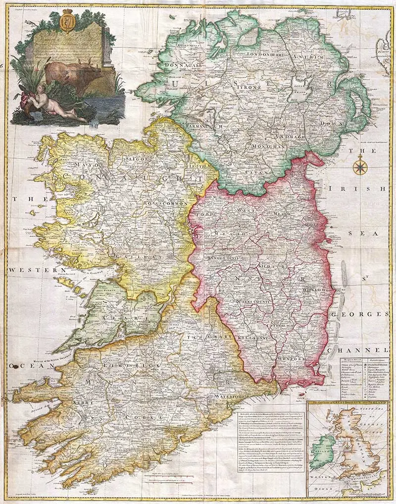 1794_Rocque_Wall_Map_of_Ireland_
