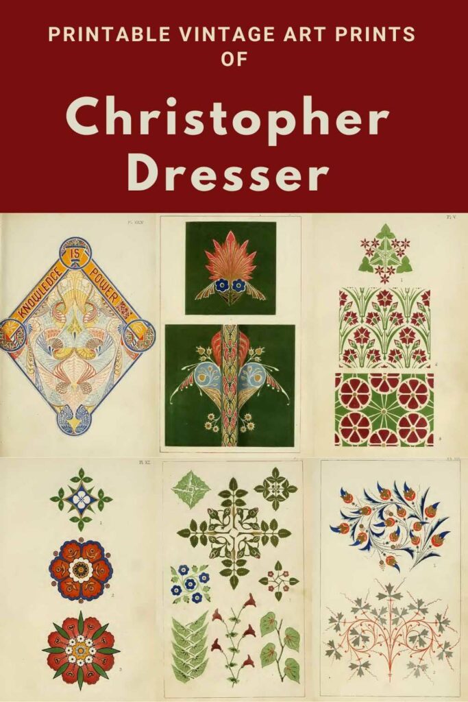 Cchristopher-Dresser-design prints