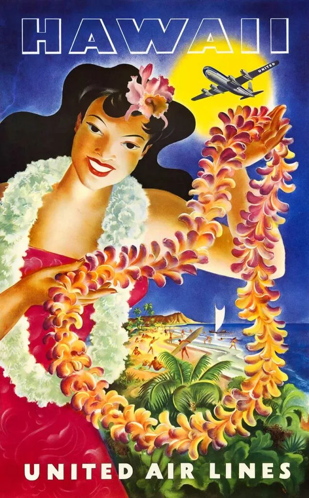 United Airlines Hawaii Advert